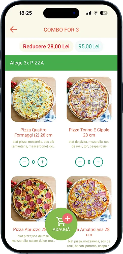 Aplicație comenzi restaurant